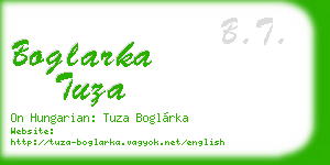 boglarka tuza business card